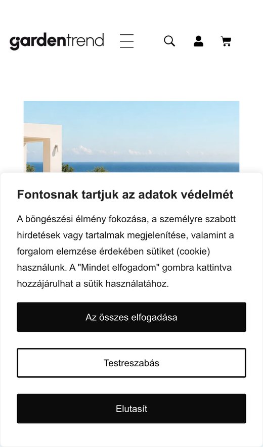 Első k&eacute;pernyő cookie-s&aacute;vval